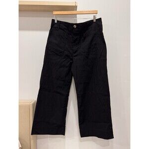 Maeve Wide Leg Black Pants